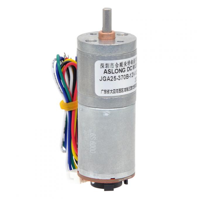 6v 12v 25mm Brushed DC Gear Motor Encoder JGA25-370B Высокий крутящий момент 25mm Brushed DC Gear Motor 18