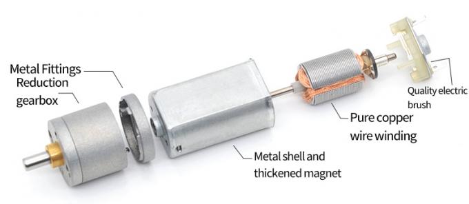 Микромотор 12В постоянного тока JGA20-180 Микромотор постоянного тока постоянный магнит низкой скорости 6