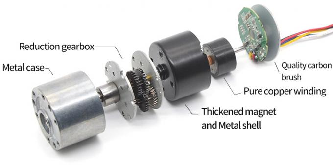 Высококачественный редукторный двигатель 24 В JGB37-3625 Миниатюрный электрический бесщеточный двигатель постоянного тока 20