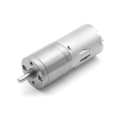 мотор шестерни уменьшения DC 6V 12V 24V 6000rpm 370 с редуктором коробки передач Dia25mm