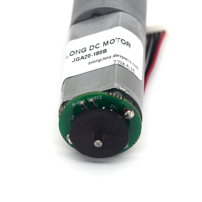 Двигатель с щеткой JGA20-180B 12V 21RPM 1:374 12v Dc Motor With Encoder Мотор с кодировкой
