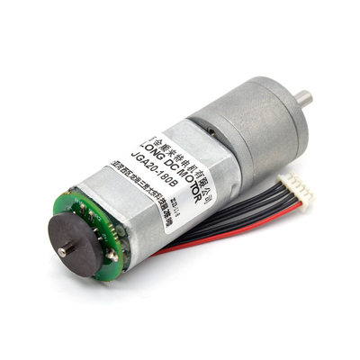 Малый кодировщик Dc Gear Motor JGA20-180B 12V 258RPM 1:31 Микромоторы Кодировщик Dc Моторная кисть