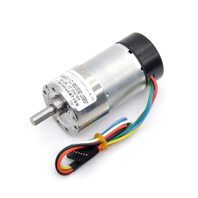 эксцентриковый вал мотора шестерни вращающего момента 37mm 12v 24v 1600Rpm высокий с кодировщиком