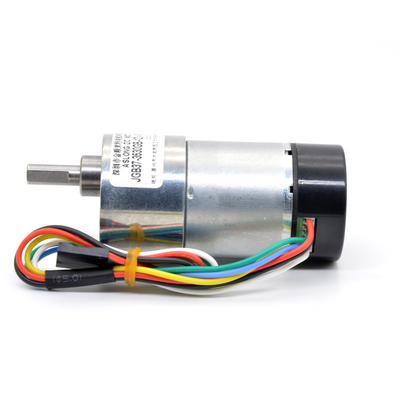 эксцентриковый вал мотора шестерни вращающего момента 37mm 12v 24v 1600Rpm высокий с кодировщиком