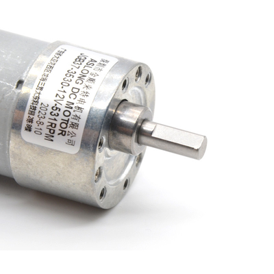 эксцентриковый вал мотора шестерни вращающего момента 37mm 12v 24v 1600Rpm высокий с кодировщиком